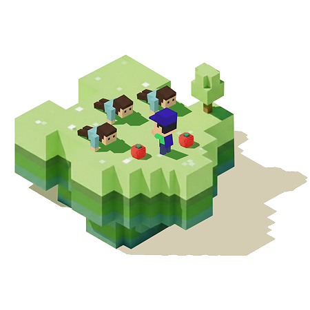 スキルアップ教育のイラスト