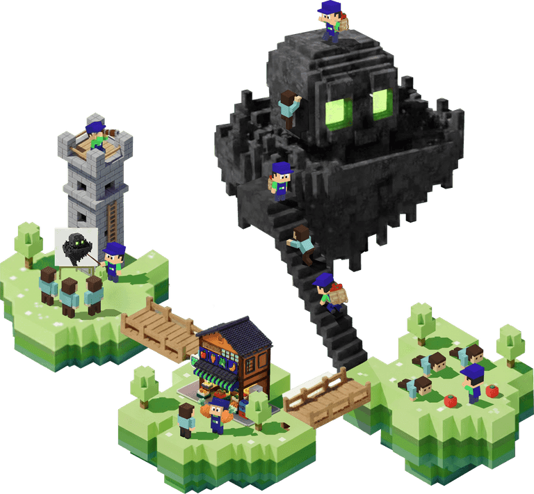 ゲーム風の世界観イラスト